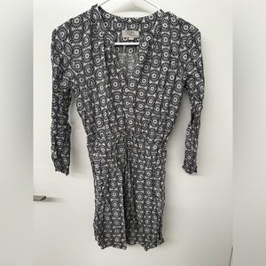 Black and white tunic/ dress for summer from the Loft